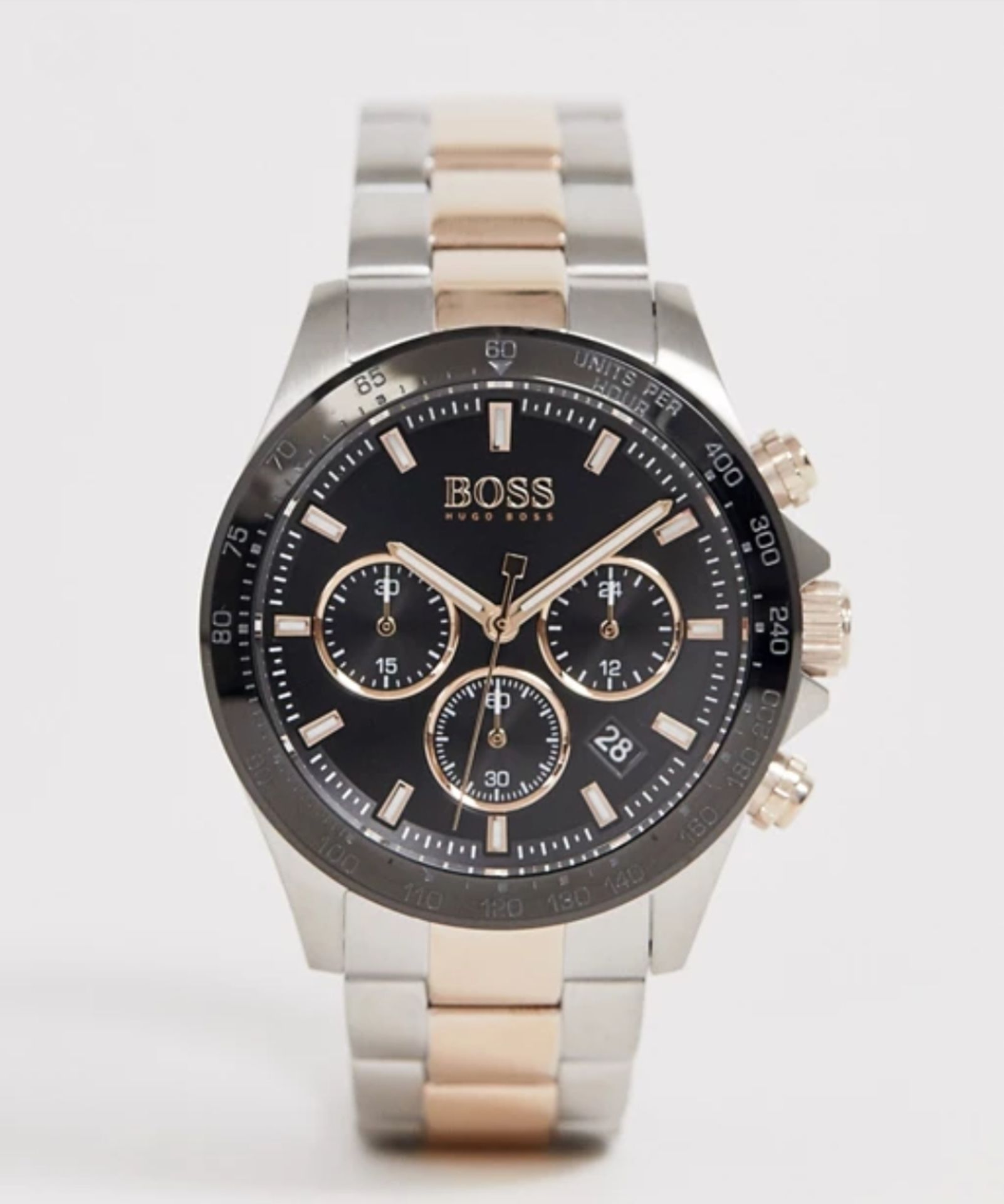 Hugo Boss 1513757 Men's Hero Sport Lux Two-Tone Chronograph Watch - Image 6 of 6