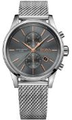 Hugo Boss 1513440 Men's Jet Silver Mesh Band Chronograph Watch