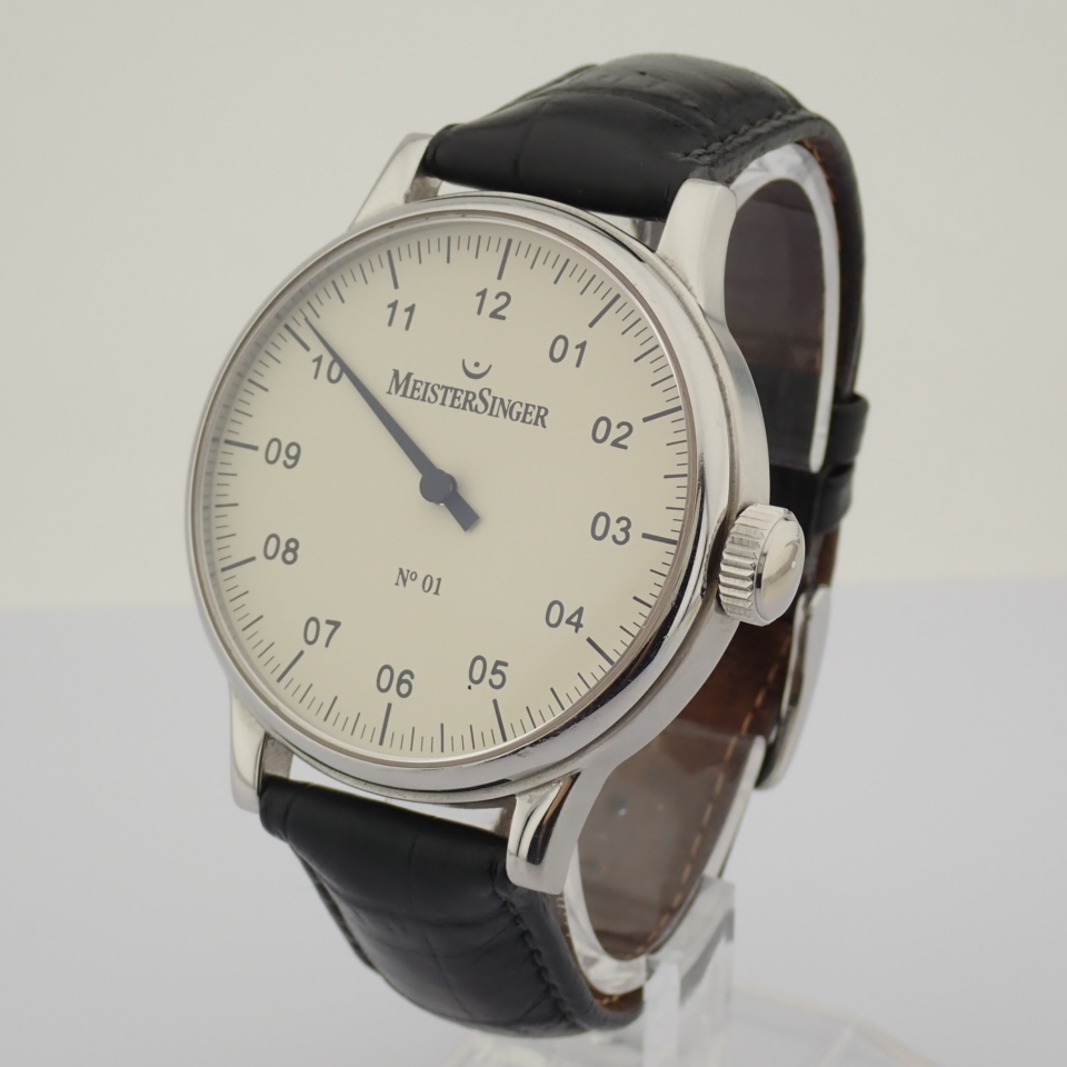 Meistersinger / No 01 - Gentlemen's Steel Wrist Watch - Image 8 of 12