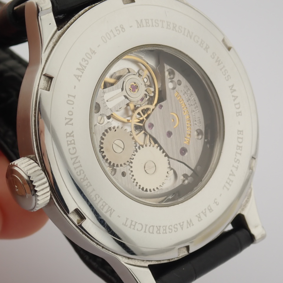 Meistersinger / No 01 - Gentlemen's Steel Wrist Watch - Image 3 of 12