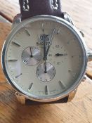 Bruno Söhnle - Glashütte / Chronograph XL - Gentlemen's Steel Wrist Watch