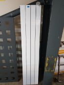 Deckon 1800 x 375mm horizontal or vertically mounted designer radiator in white. RA611