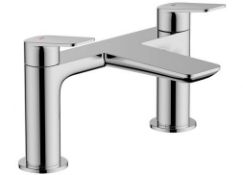 Bathstore Trio 2 tap hole modern bath filler tap. RRP £215. 20004010950