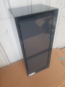 Enzo 300 x 240 x 700mm designer right handed semi column storage unit in graphite finish. RRP £275.