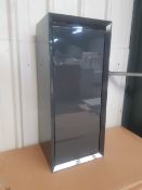 Enzo 300 x 240 x 700mm designer left handed semi column storage unit in graphite finish. RRP £275.