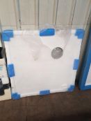 920 x 920mm slimline acrylic shower tray