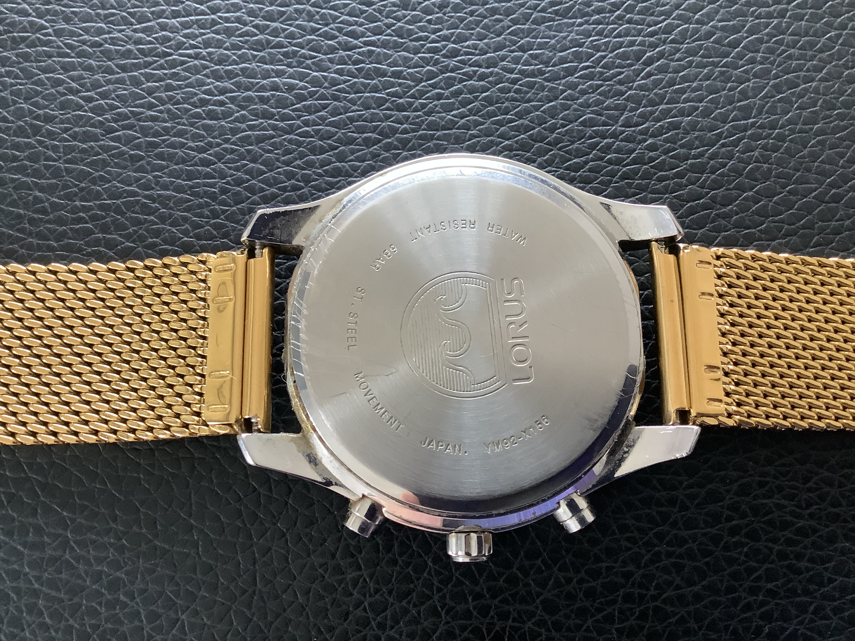 Smart & Elegant Lorus Gold Plated Chronograph Wristwatch (GS 183) - Image 6 of 6