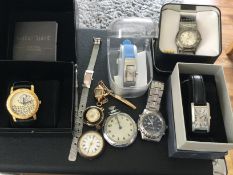 Collection of 10 Wristwatches - Ingersoll, Hollywood Riding Club, Lorus, Limit Wild Time Etc (GS86)