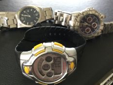 3 Gents Wristwatches, Accurist, Umbro & Mingrui (Gs37)