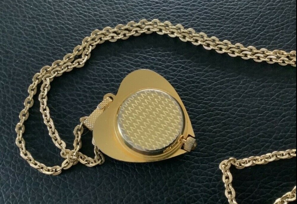 Valtine Lady Gold Plated Pendant Watch (56 A) - Image 8 of 10