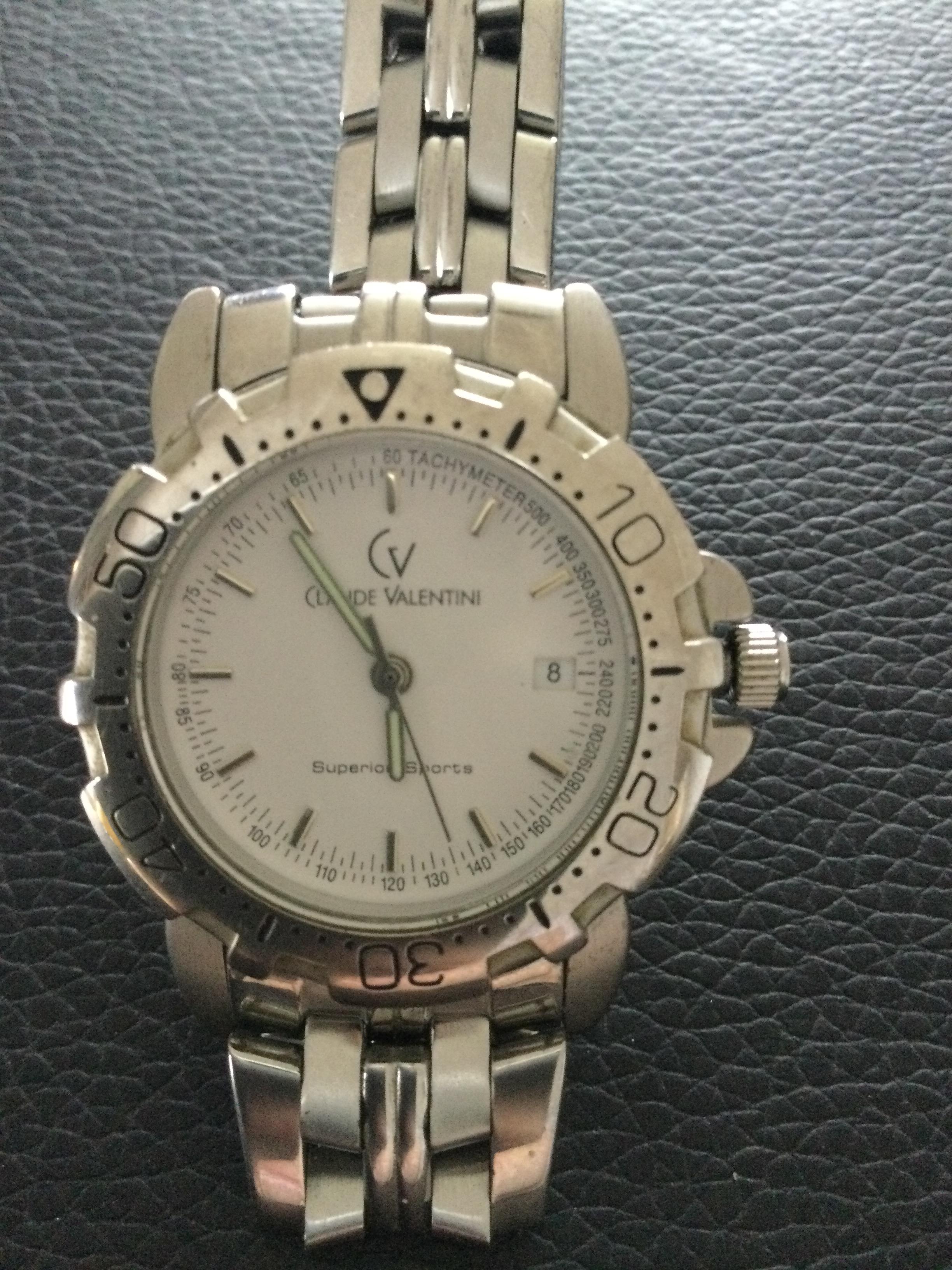 Claude Valentini Quartz Superior Sports Ladies Wristwatch (Gs28)