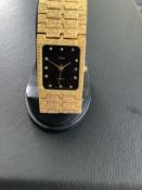 Beautiful Gold Plated Collezie Unisex Diamante Wristwatch (GS 144)