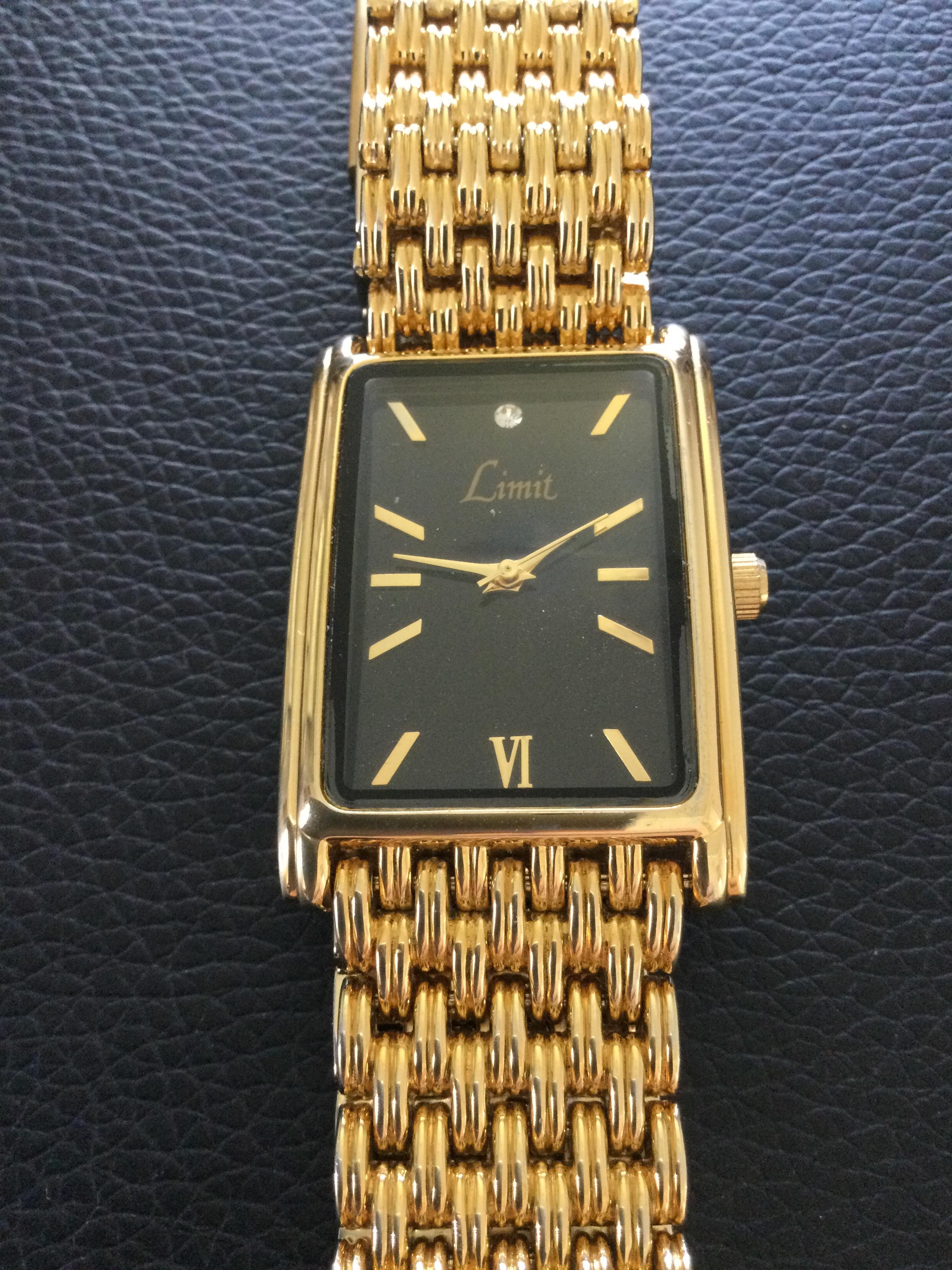 Limit Unisex Quartz Gold Plated Wristwatch (Gs58)