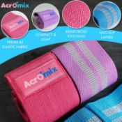 100pcs brand new Acromix 3pc resistance band set