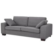 (R16) 1x Lola Sofa Charcoal RRP £400. Unit Comes With Leg Set.