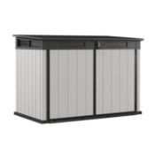 (R5O) 1x Keter Premier Jumbo XXL Horizontal Shed RRP £385. 2020L.