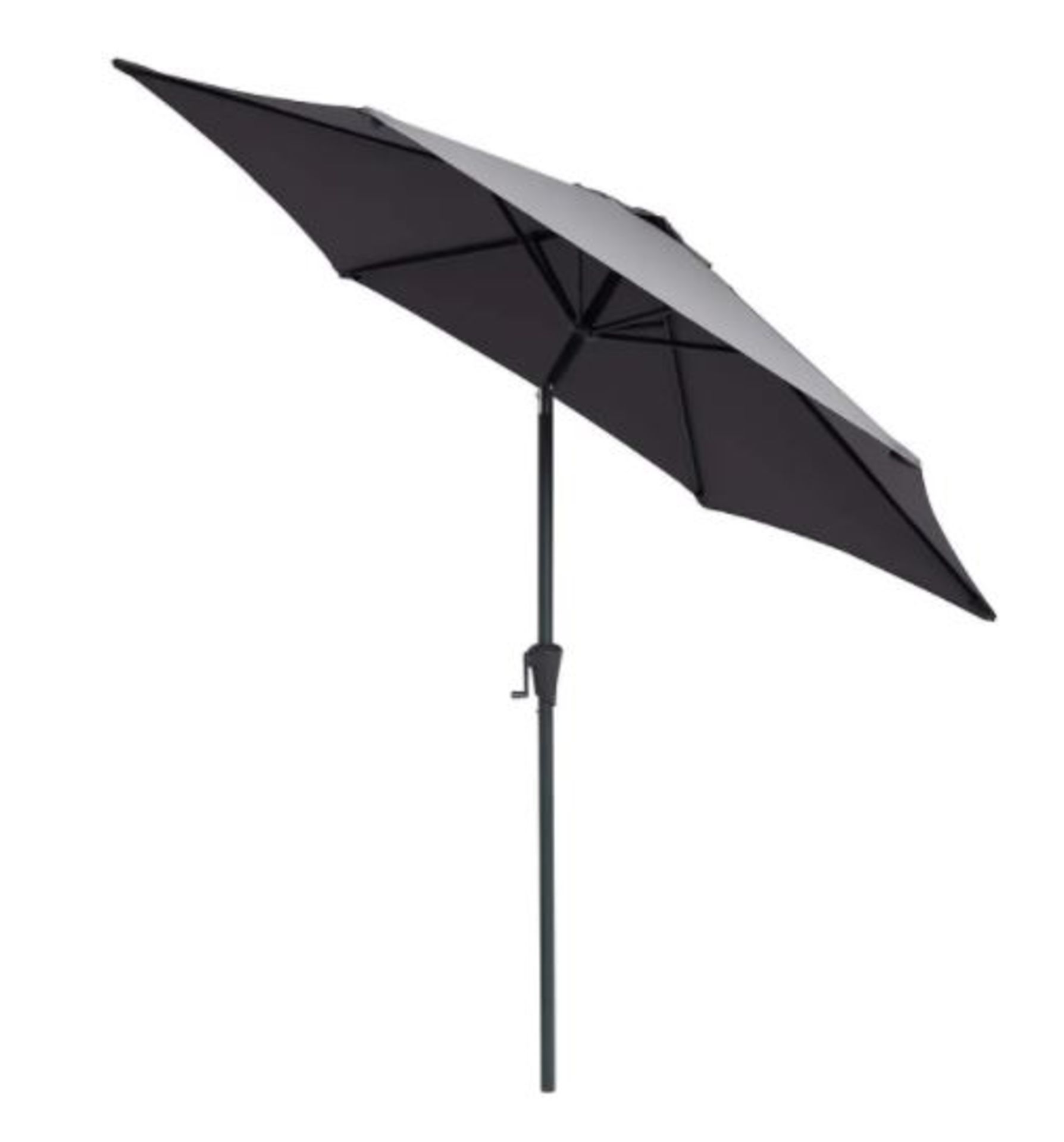 (R6C) 1x Parasol 2.7M Crank And Tilt Dark Grey RRP £50. - Image 2 of 3