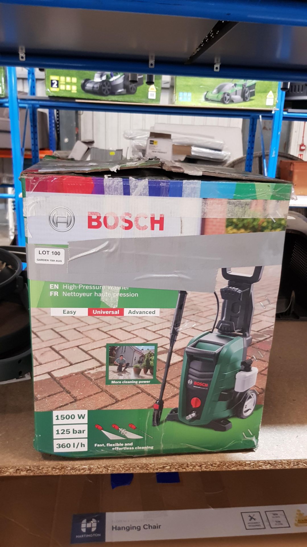 (R6D) 1x Bosch AQT 125 High Pressure Washer RRP £99 - Image 4 of 4