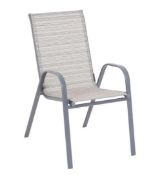 (R5J) 3x Andorra Stacking Chair. (Units Appear As New)