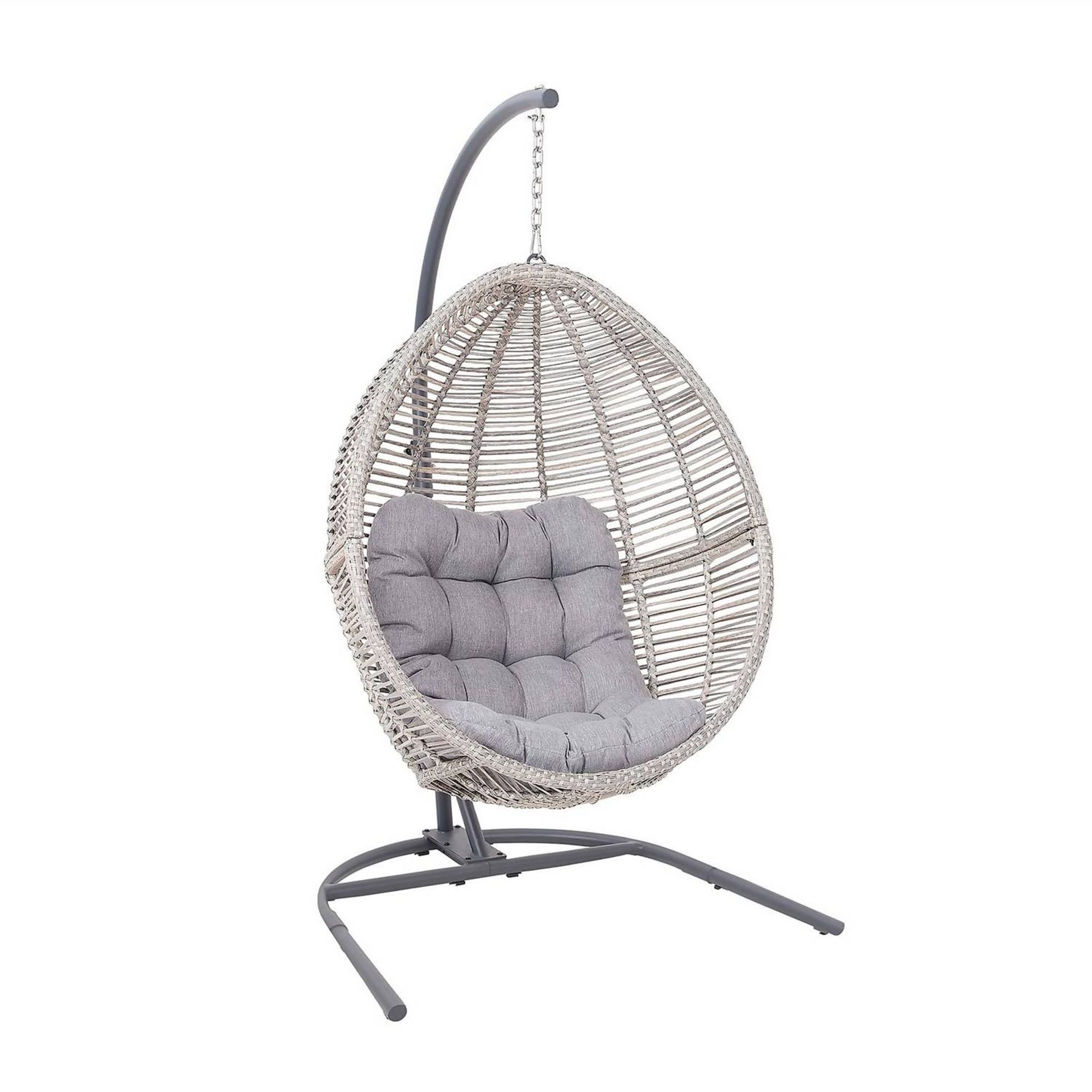 (R16) 1x Hartington Florence Collection Hanging Chair RRP £350 (Unit Comes With 6x Support Frame Pi - Image 2 of 4