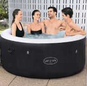 (R7E) 1x Bestway LazySpa Miami Portable Spa RRP £300. (Raw Customer Return. Unchecked, Not Inflat