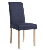 (R8A) 2x Marcy Dining Chairs Midnight. RRP £125