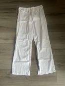 Joblot bakers white trousers x 5 chefs, health care, bakers