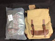 BRAND NEW STOCK 2x Tak Canvas Backpack