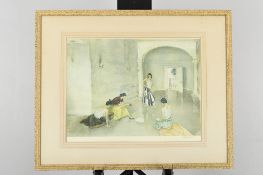 Signed Limited Edition by Sir William Russell Flint. Titled ""Los Cientos""