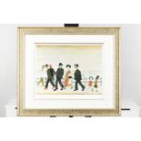 Limited Edition L.S. Lowry "On The Promenade"