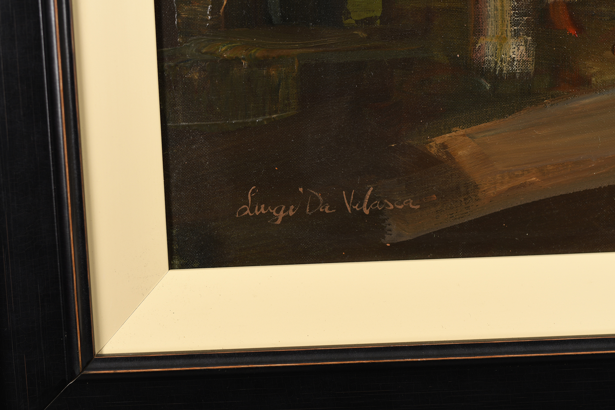 Di Valesca Oil on Canvas Framed - Image 3 of 7