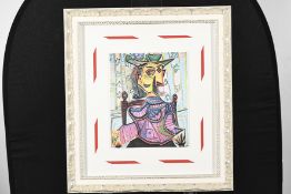 Picasso Rare Limited Edition. 1 of only 73 Published on Silk.