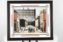 L.S. Lowry Limited Edition Title "Street Scene, Pendlebury"