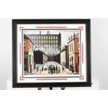 L.S. Lowry Limited Edition Title "Street Scene, Pendlebury"