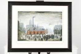 L.S. Lowry Limited Edition Title "An Accident"