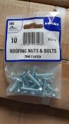 50 packs - 6x25 roofing bolts