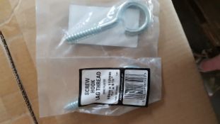 100 - 10mm x112mm screw hooks