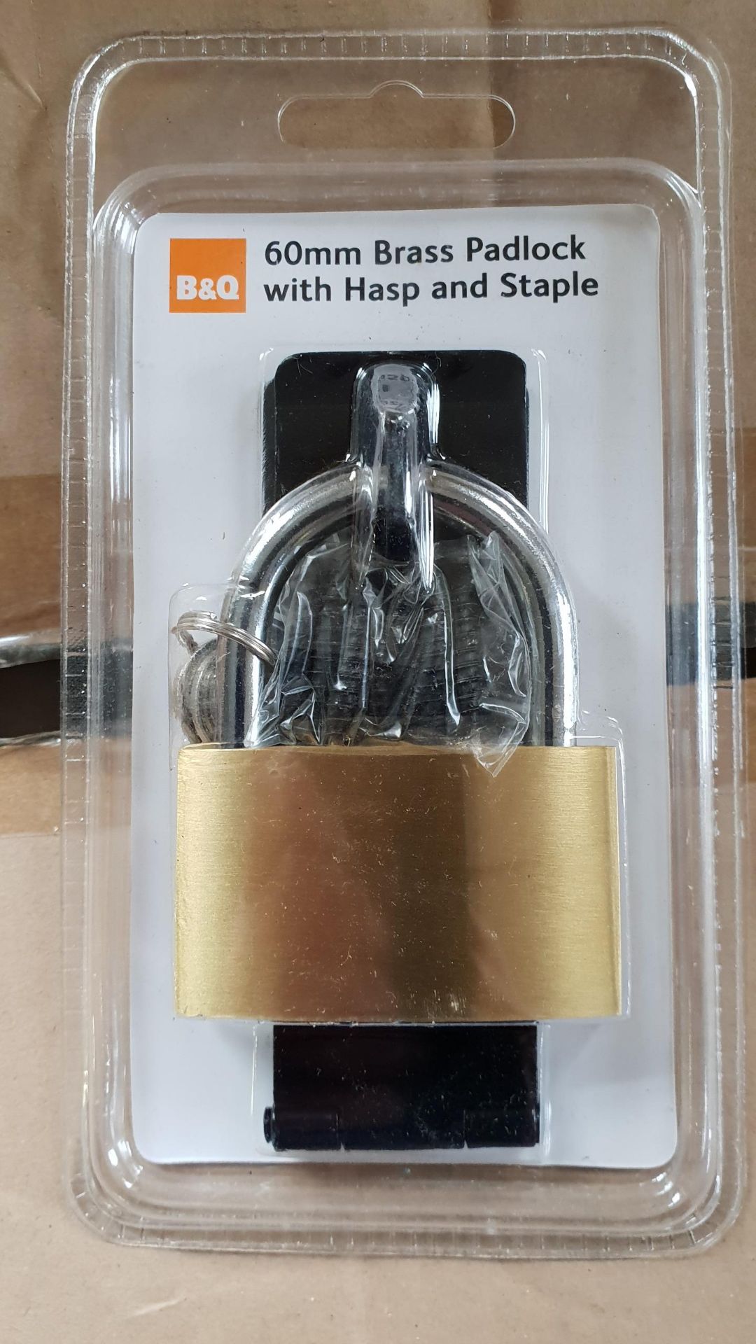 20 - 60mm padlock with hasp and staple