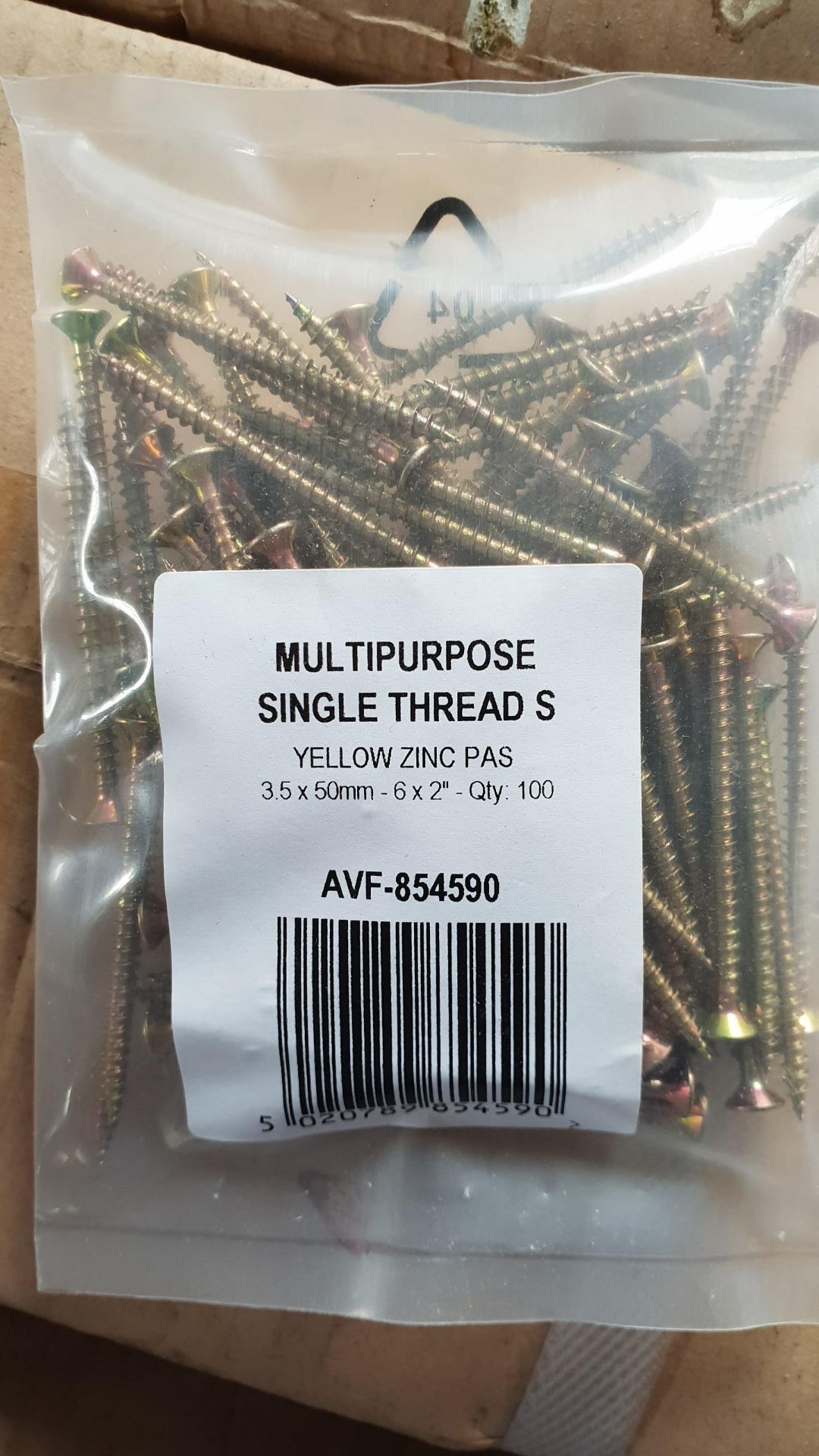 15 packs - 3.5x50mm screws