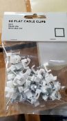300 packs - cable clips
