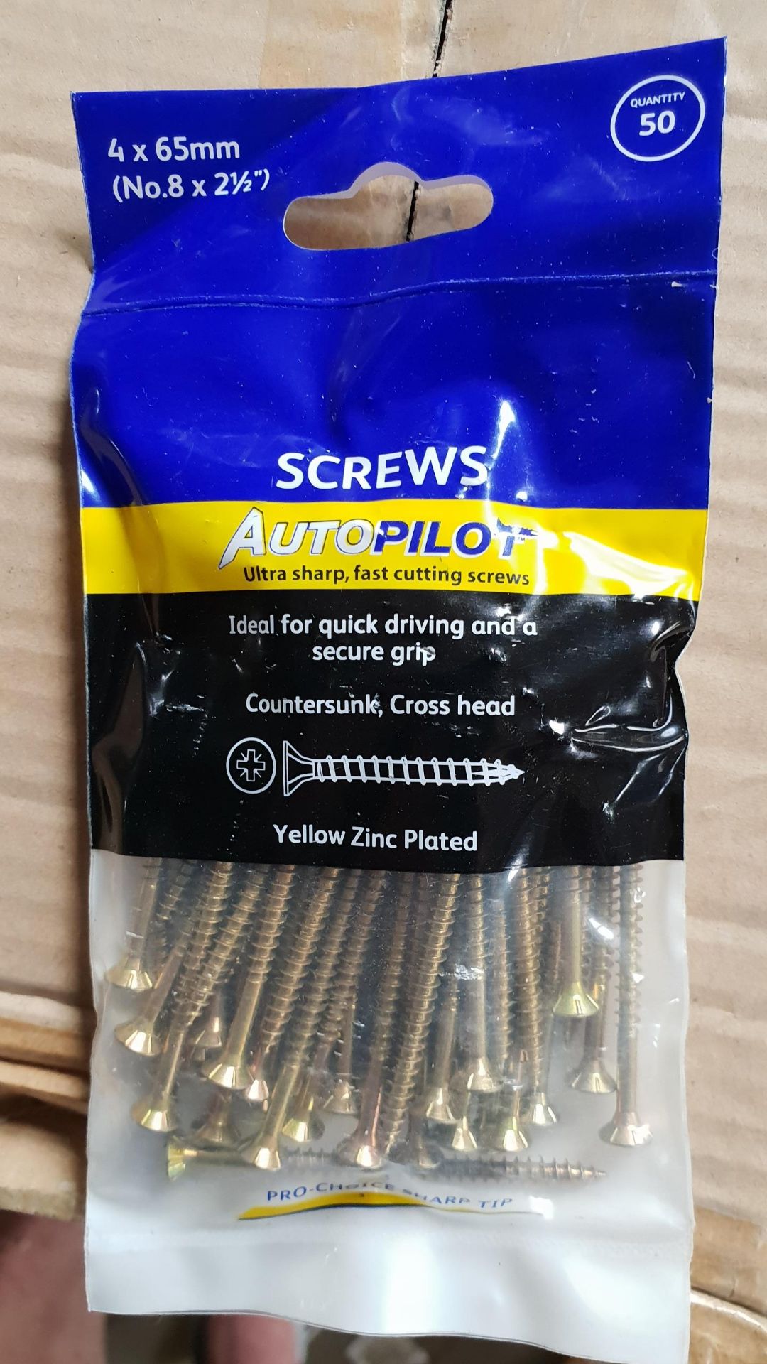 45 packs - 4x65mm screws