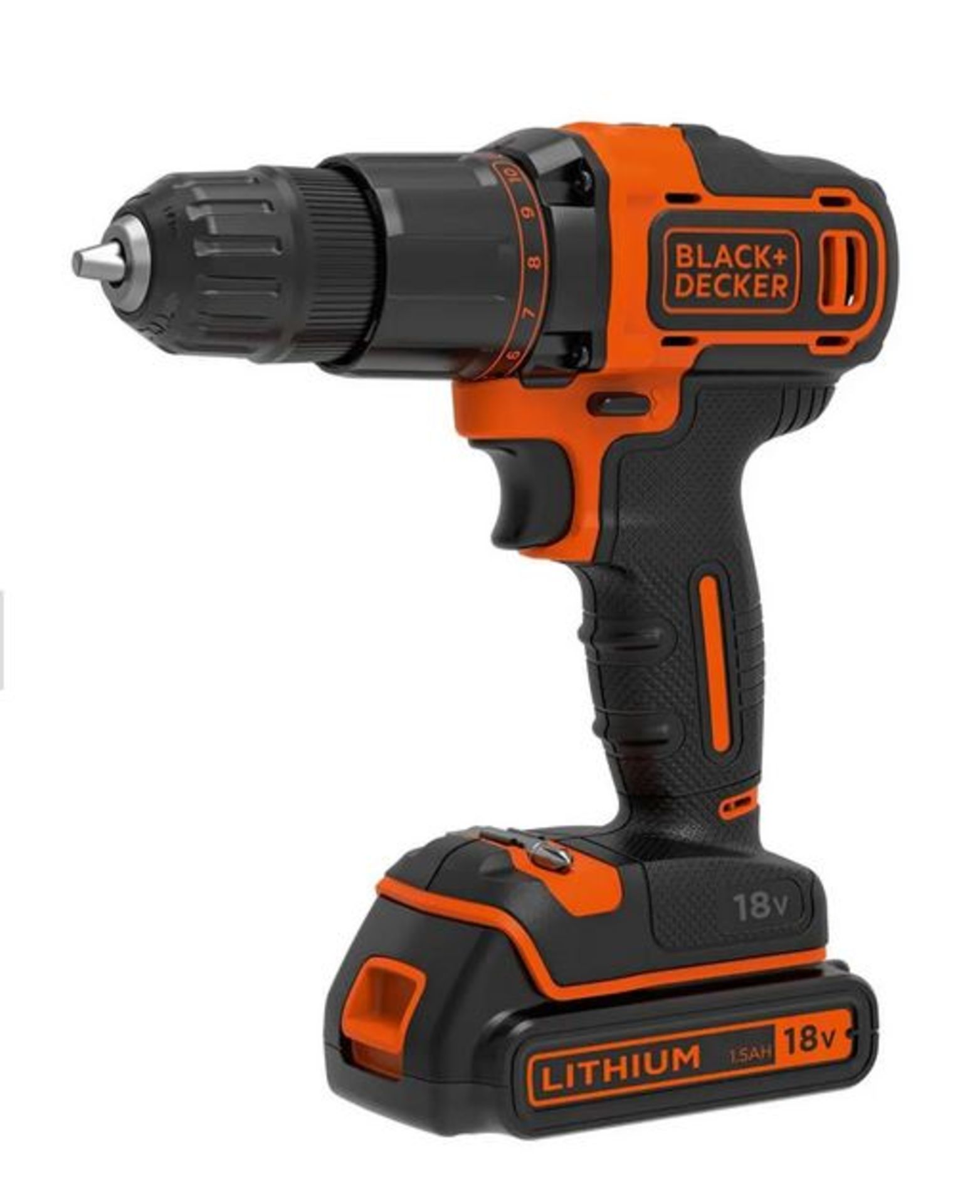(R15B) 2x Black & Decker 18V 2 Gear Hammer Drill With Carry Case. Both Units Have Battery & Charger - Image 2 of 3