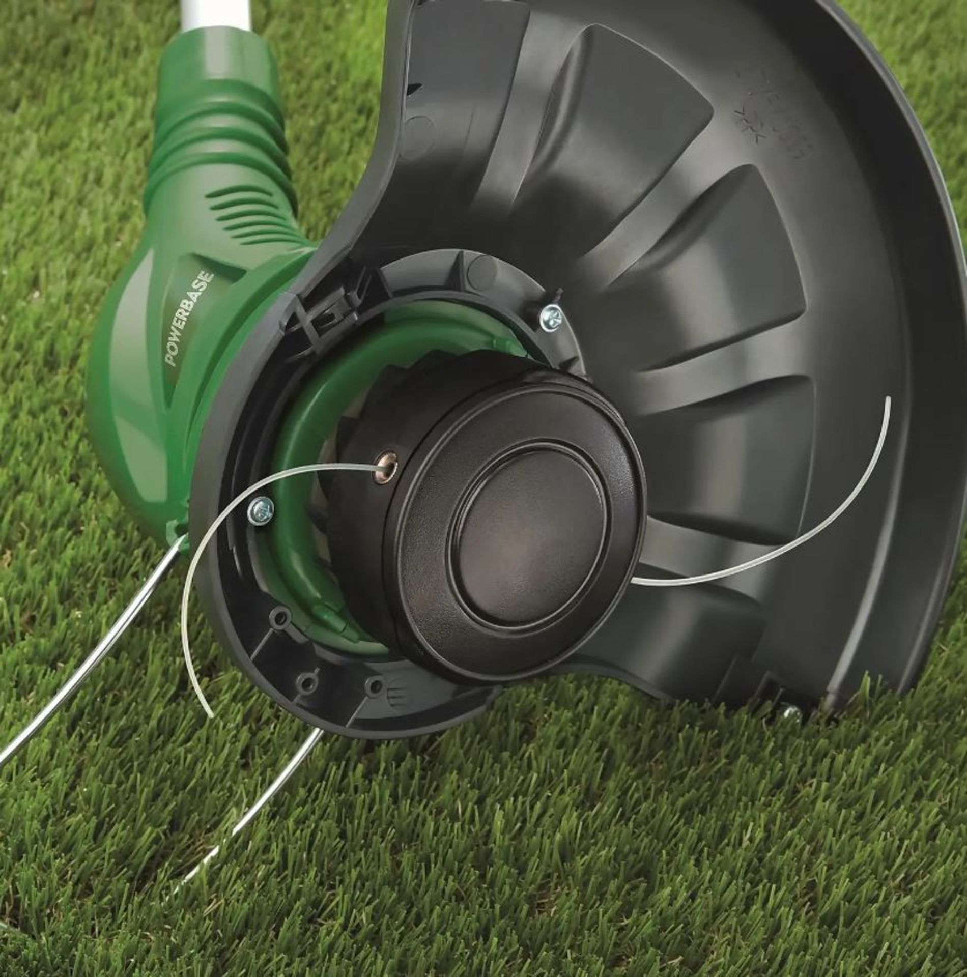 (R15A) 2x Powerbase Electric Grass Trimmer 450W. (Both Items Clean. Appears As New). - Image 2 of 3