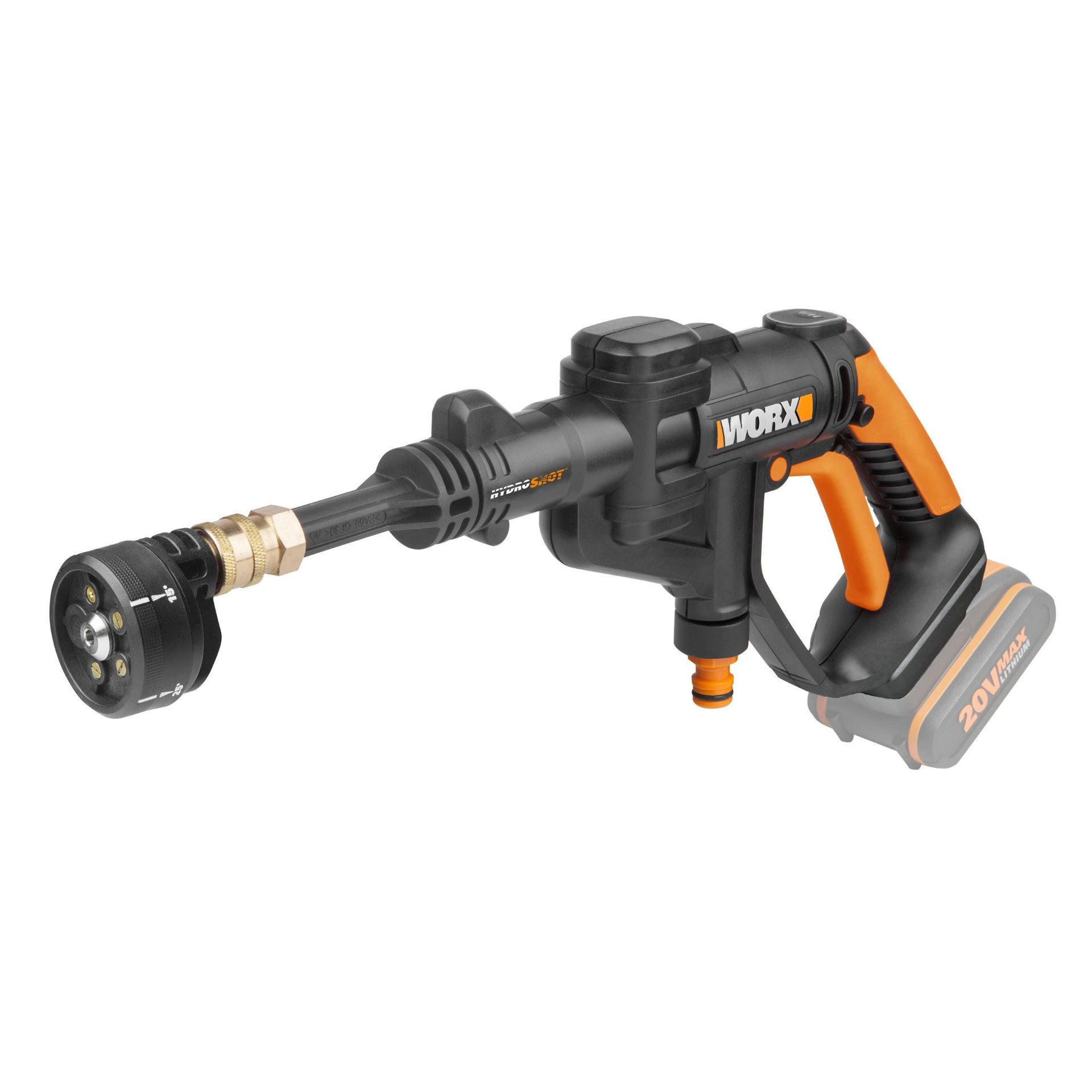 (R15F) 1x Worx Hydro Shot 20V 2 In 1 Portable Power Cleaner / Water Spray RRP £119. Item Appears A