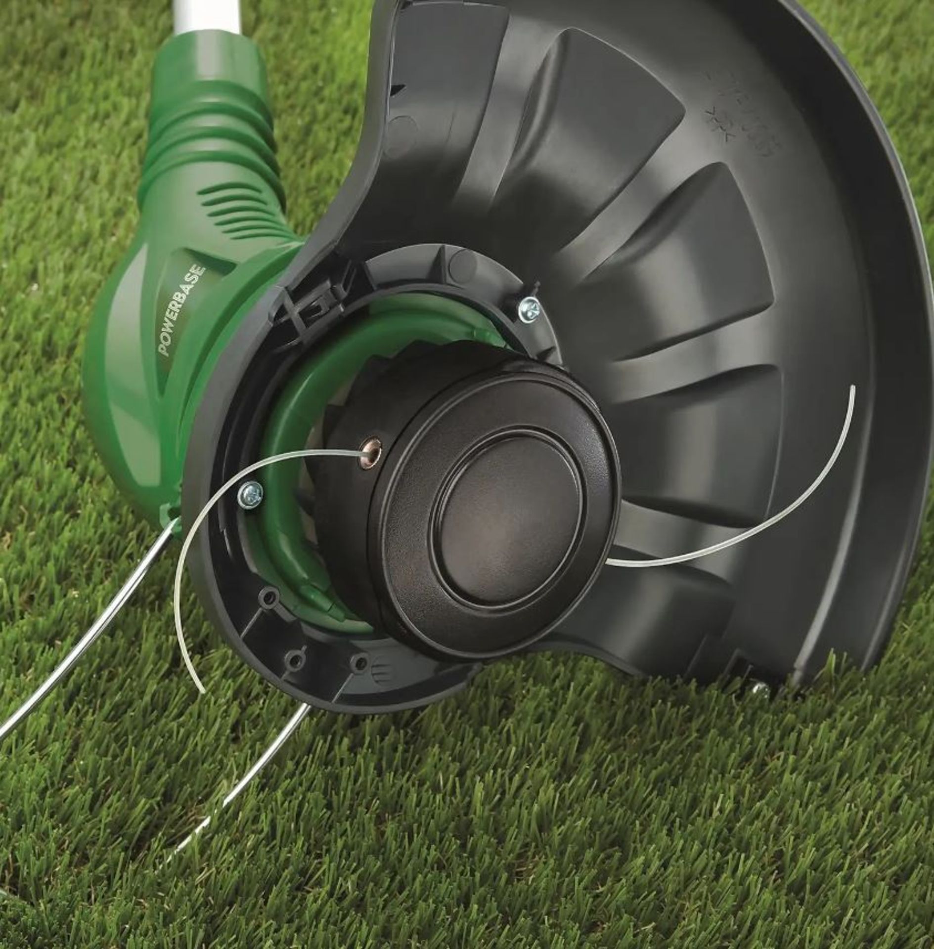 (R11J) 2x Powerbase 30cm 450W Electric Grass Trimmer. - Image 2 of 3