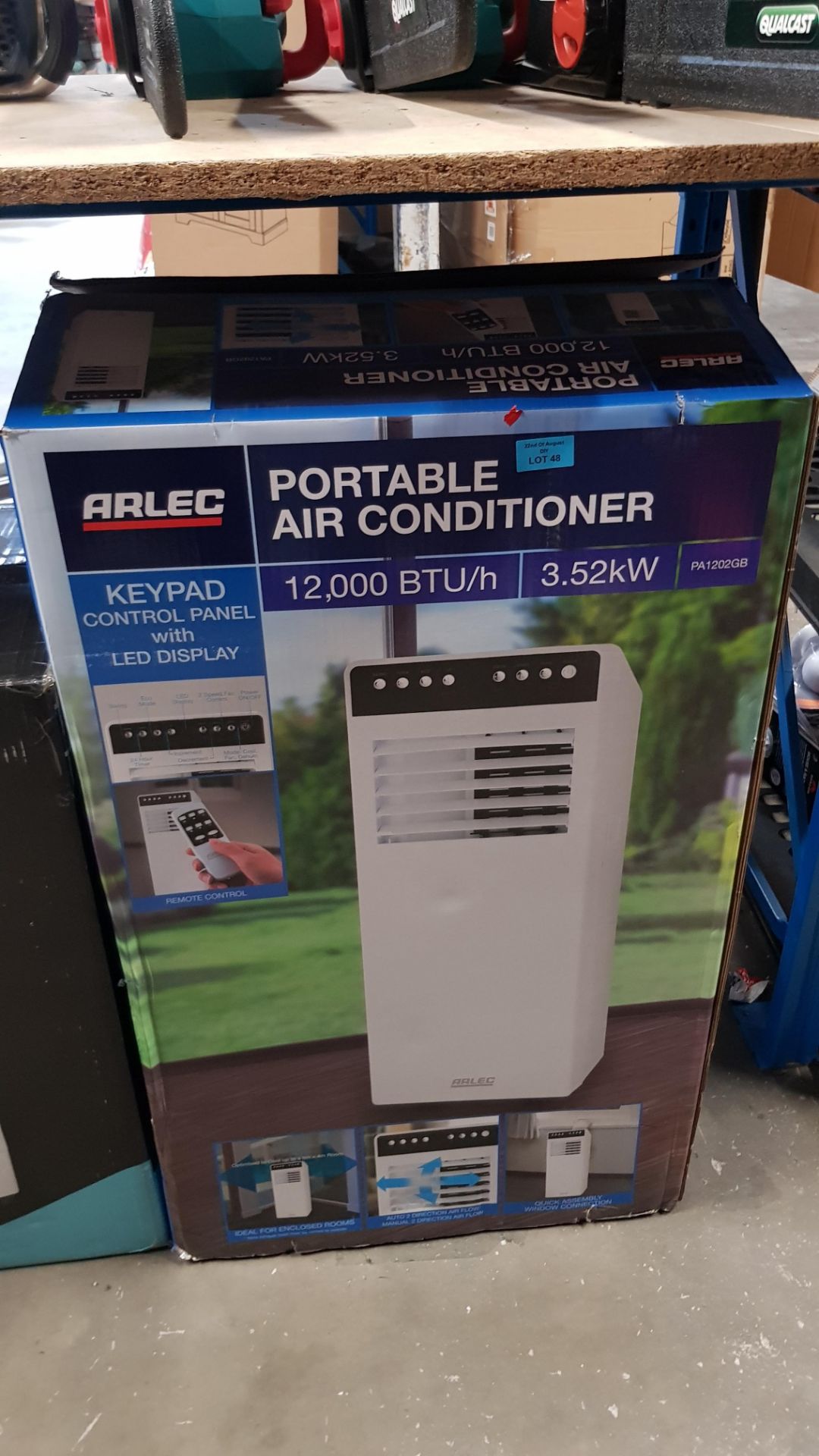 (R11F) 1x Arlec Portable Air Conditioner 12,000 BTU/h RRP £450. - Image 3 of 3