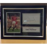 Garry Pallister Signed Framed Photo