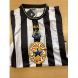 John Barnes Signed Replica Newcastle United Shirt