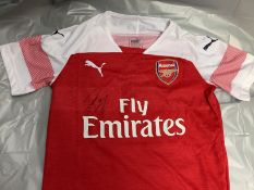 Arsenal Shirt Signed By Pierre Emerick Aubameyang