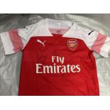 Arsenal Shirt Signed By Pierre Emerick Aubameyang